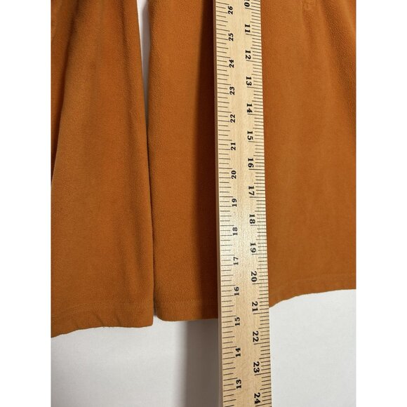 The North Face Boys Medium TKA 100 Fleece Pullover Jacket Orange 1/4 Zip - Picture 10 of 12